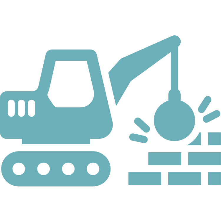 Icône diag travaux démolitions