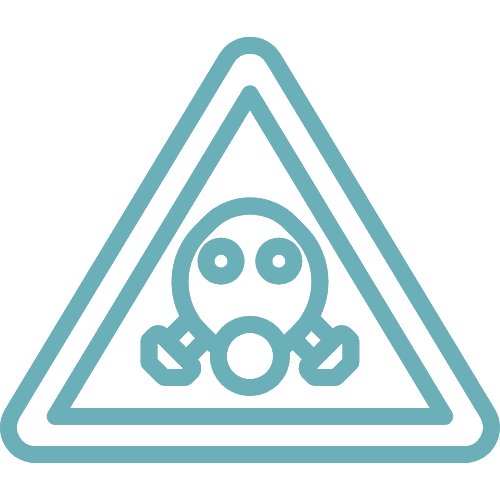 Icône danger amiante